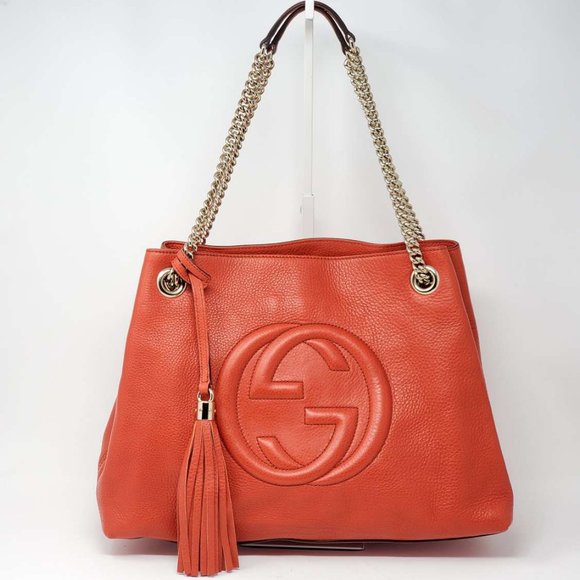 Gucci Soho Medium on Chain Leather Shoulder Bag - Picture 2 of 16